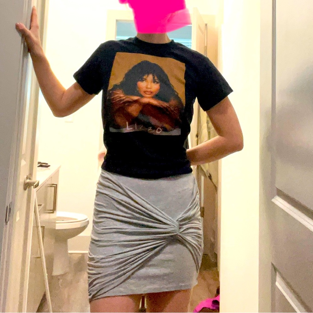 Grey Mini Skirt